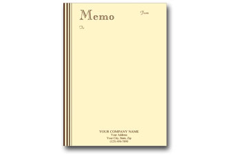 Personalized Memos Ivory