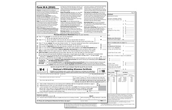 2008 W-4 Standard Form