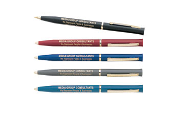 Crown Gold Pen - Black Ink
