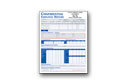 employee history folder imprinted