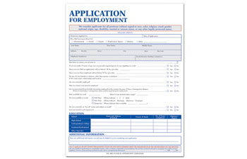Employment Application Short Form