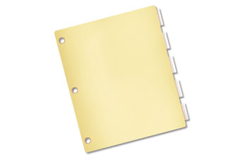 Index Tabs - 5 Pack