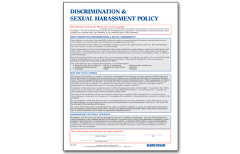 Discrim & Sexual Harass Policy