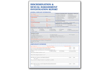 Discrim & Sexual Harass Checklist