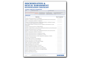 Discrim & Sexual Harass Report