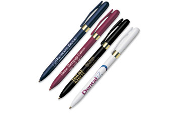 Bic Pivo Twist Action Pen-Gold