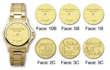 Medallion Watch-Mens Bracelet