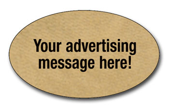 Oval Ad Labels 2 1/2 X 1 1/4