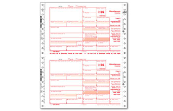 1099 Misc 4 Pt Carbonless Copy Ast