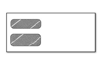 1099 Envelope Double Window