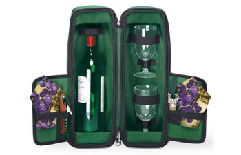 Insulated One-Bottle Wine Tote