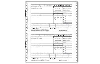W-2 Form Mag Media  3-Part