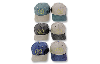 Stonewashed Cotton Cap-Embroidered