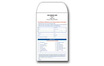 Overnight Repair Envelope