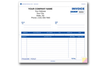 Invoice 3 Part 8.5 X 7