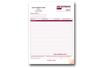 Contractor Job Estimate