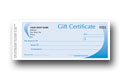 retail gift certificate