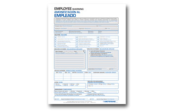 Employee Warning Report Bilingual