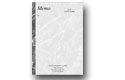 marble memo (grey) 5x7