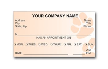 Veterinary Appointment Cards
