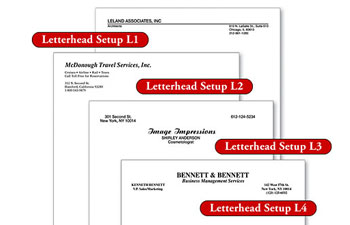 Letterhead Linen 1 Or 2 Color