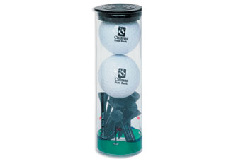 Pro-Tubes 2 Ball Pkg W/ Golf Tees