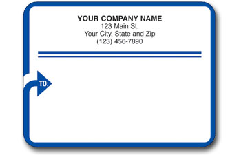 Matte Mail Labels Continuos