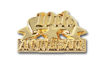 Pin-10Th Anniversary