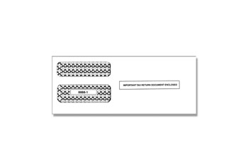 1099-3-Up Double Envelopes