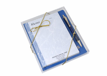 Blue Marble Memo-Pen Gift Set