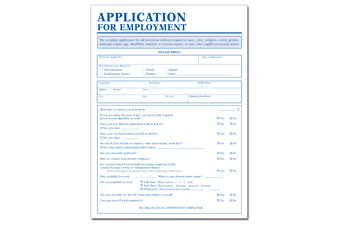 Application For Employment W/O Ss#