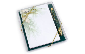 Pine Cone Memo Gift Set