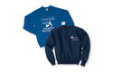 crewneck 50/50 blend sweatshirt