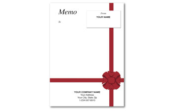 Holiday Bow Memo Refill