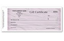 taffeta gift certificate