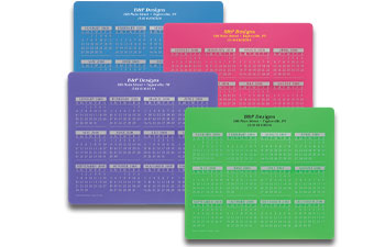 Technocolor Calendar Mouse Pad