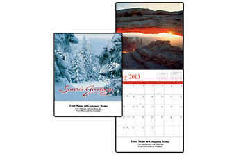 Budget Scenic Stapled Calendar
