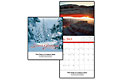 budget scenic stapled calendar