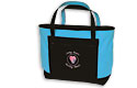 caring hearts skyblue showcase tote