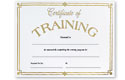 certificate - training