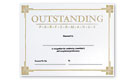 certificate - outstanding performan