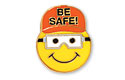 be safe - smiley face