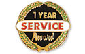 1 year service award