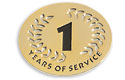 1 year of service