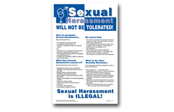 Sexual Harassment Poster