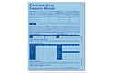 Employee History Folder Blue