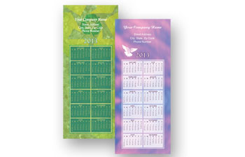 DIGITAL MAGNET CALENDAR 3.5" X 8.5"