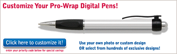 Pro-Wrap Digital Pen - Customize it Now!