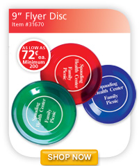 9" Flyer Disc - 72&cent;