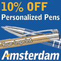15% off imprinted promotional products!